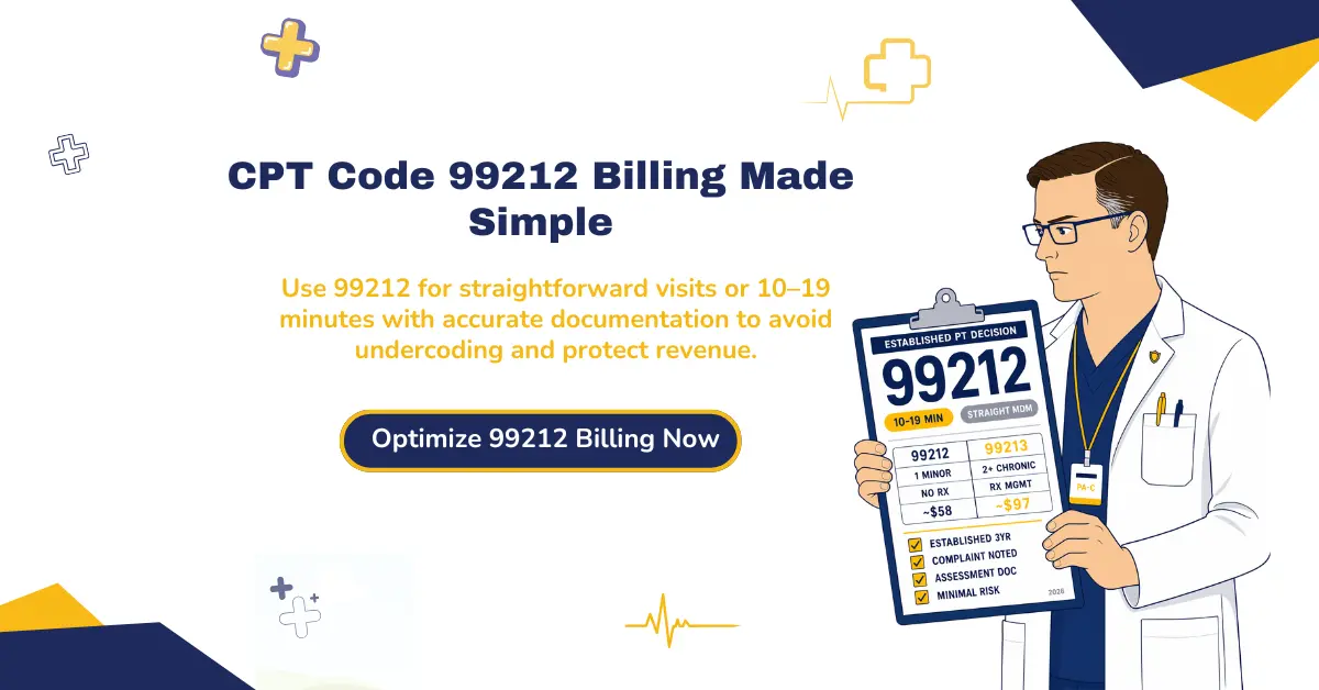 CPT 99212 billing for straightforward established patient visits with accurate documentation and time-based coding guidance