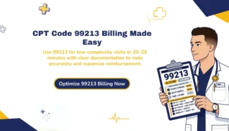 CPT 99213 billing for low complexity established patient visits with time-based coding and accurate documentation to ensure proper reimbursement