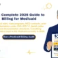Complete 2026 guide to billing for Medicaid hero banner covering federal rules, state programs, MCO contracts, prior authorization under CMS-0057-F, denial codes, and documentation standards.