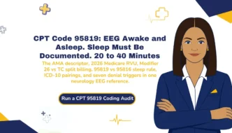 CPT Code 95819: EEG Billing Guide, Rates, and Denial Fixes 2026